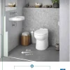 Wc Chimique Et Broyeur|Watermatic WC au sol Sanibroyeur à relevage intégrée cuvette compacte 54,5x36 raccordement 1 lave-mains inclus W30SP Silence blanc