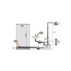 Bsf wc Broyeur adaptable 600 watts, Broyeur toilette -100 pour salle de bain ou WC, marque Française