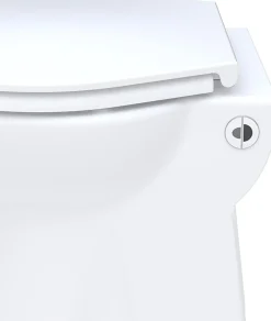 Wc Chimique Et Broyeur|Nature Pro WC Broyeur Intégré - Broyeur WC avec WC à Poser Inclus - Sans Réservoir de Chasse - 42 x 37 x 47 cm - Made in France - Blanc