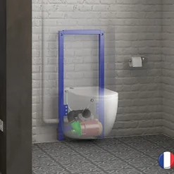 Watermatic WC broyeur suspendu W40SP Silence avec abattant