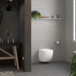 Watermatic WC broyeur suspendu W40SP Silence avec abattant