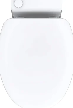 Wc Chimique Et Broyeur|TurboFlush WC broyeur compact l.24,5 x H.47 x P.54,5 cm, blanc en céramique anticalcaire, 500W, double chasse et abattant antibactérien