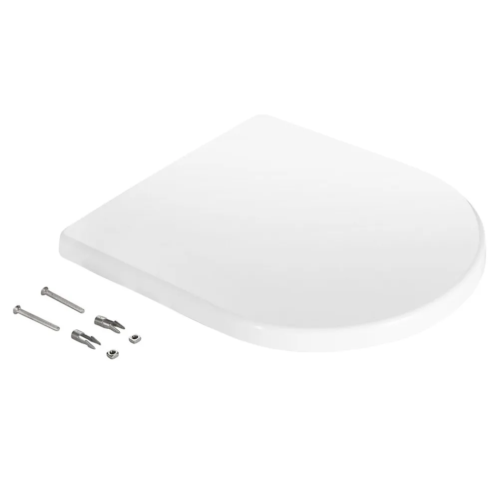 Abattant Wc|Schulte Wc Déclipsable - Avec Frein De Chute - Lunette Et Couvercle - Duroplast - Blanc