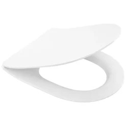 Schulte Wc Déclipsable -avec Frein De Chute - Lunette Et Couvercle - Duroplast - Blanc