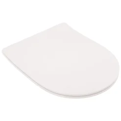 Schulte Wc Déclipsable -avec Frein De Chute - Lunette Et Couvercle - Duroplast - Blanc