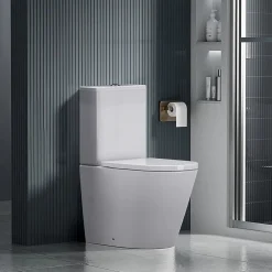 Dileci WC en Céramique Blanche à poser - Design moderne