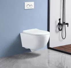 Rentside WC EN PORCELAINE WALL HUNG - SUSPENDU BLANC