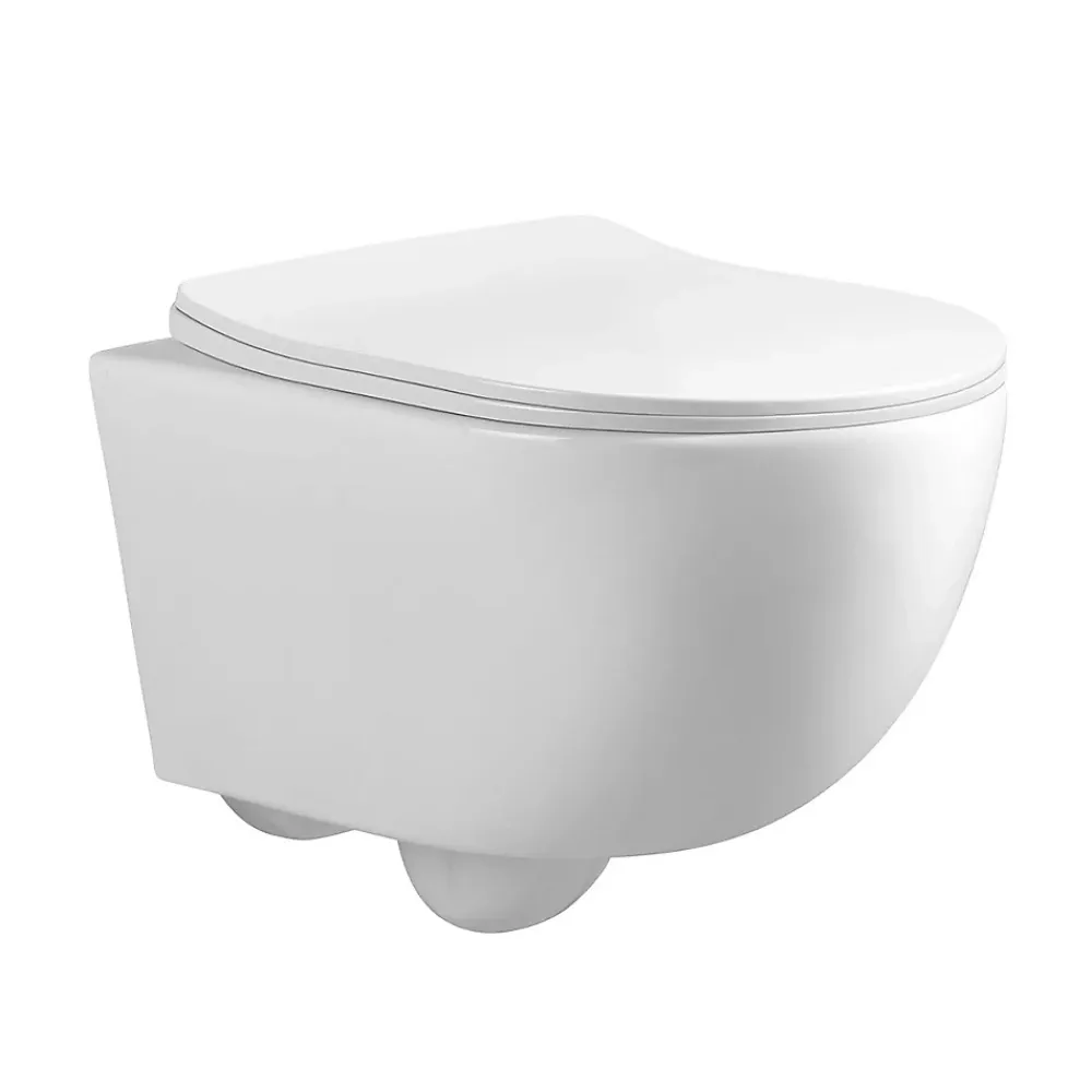 Rentside WC EN PORCELAINE WALL HUNG - SUSPENDU BLANC