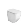 Wc À Poser|Kiamami Valentina Wc Sur Pied Encastré Blanc Poli Mozart