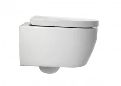 Wc Suspendu|Bernstein WC suspendu à fond creux sans bride NANO protection - abattant Softclose - NT2038