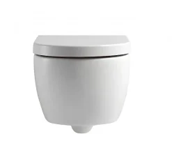 Wc Suspendu|Bernstein WC suspendu à fond creux sans bride NANO protection - abattant Softclose - NT2038