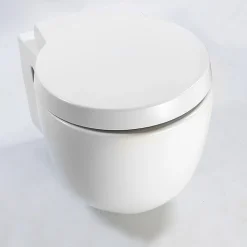 Wc Suspendu|Rue Du Bain WC Suspendu Compact Avec Abattant Céramique Blanc - 50x41 cm - Charm