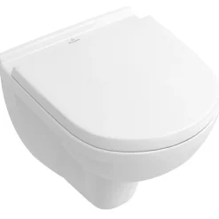 Villeroy & Boch WC suspendu compact sans bride O.novo VILLEROY ET BOCH 36 x 49 cm + abattant