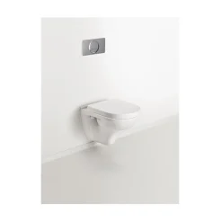 Villeroy & Boch WC suspendu compact sans bride O.novo VILLEROY ET BOCH 36 x 49 cm + abattant