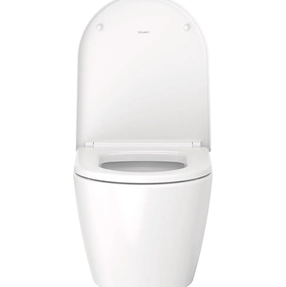 Duravit WC suspendu compact sans bride Me by Starck avec abattant frein de chute