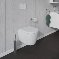 Duravit WC suspendu compact sans bride Me by Starck avec abattant frein de chute