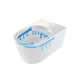Duravit WC suspendu compact sans bride Me by Starck avec abattant frein de chute
