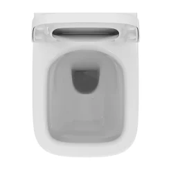Ideal Standard WC suspendu compact sans bride I.Life S RimLS+ avec abattant frein de chute