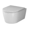 Wc Suspendu|Am.Pm Europe WC suspendu céramique sans bride cuvette WC suspendu sans bord FlashClean abattant amov. frein chute softclose blanc AM.PM Func