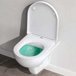 Wc Suspendu|Am.Pm Europe WC suspendu céramique sans bride cuvette WC suspendu sans bord FlashClean abattant amov. frein chute softclose blanc AM.PM Hit