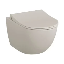 Wc Suspendu|Vitra WC suspendu sans bride Sento lin + abattant