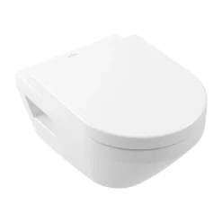 Villeroy & Boch WC suspendu sans bride VILLEROY ET BOCH Architectura Twistflush rond avec abattant