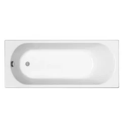 Baignoire Droite|Kolo by Geberit 170x70 cm Ensemble baignoire Opal Plus universelle +Pare baignoire pliable, 2 volets chrome + pieds (XWP1270000-SETP2)