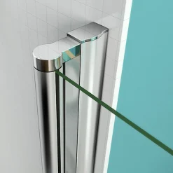 Porte De Douche|AICA Sanitaire 90x187cm Porte Pivotante Porte De Douche Paroi De Douche En Niche Verre Anticalcaire