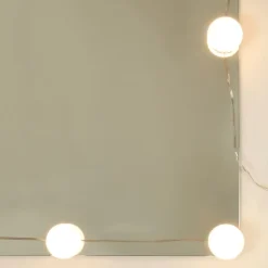 zmh Armoire à miroir avec LED Gris béton 60x31,5x62 cm