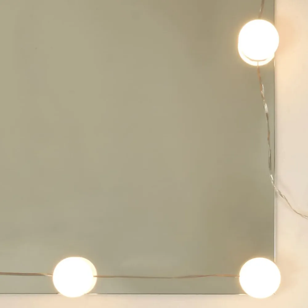 zmh Armoire à miroir avec LED Gris béton 60x31,5x62 cm