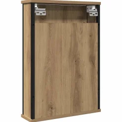 Meuble Wc|zmh Armoire à miroir de salle de bain chêne artisanal 42x12x60 cm