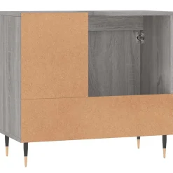 Meuble Wc|zmh Armoire de bain sonoma gris 65x33x60 cm bois d'ingénierie