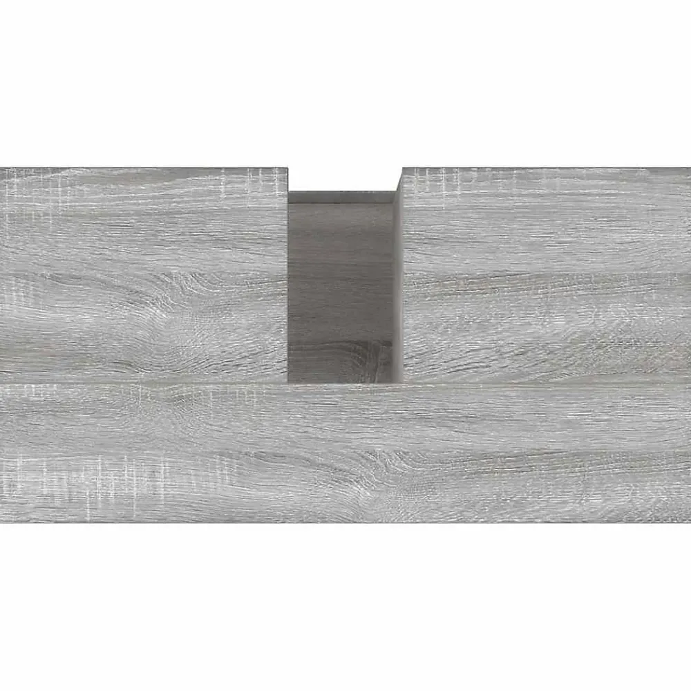 Meuble Wc|zmh Armoire de bain sonoma gris 65x33x60 cm bois d'ingénierie
