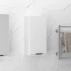 zmh Armoire de salle de bain murale Blanc 32x20x67 cm