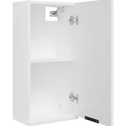 zmh Armoire de salle de bain murale Blanc 32x20x67 cm