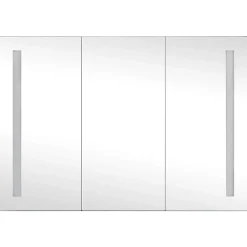 Meuble Wc|zmh Armoire de salle de bain à miroir LED 89x14x62 cm