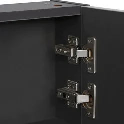 Meuble Wc|zmh Armoire de salle de bain à miroir LED 89x14x62 cm