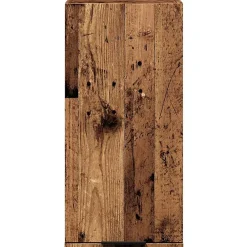 zmh Armoire de salle de bain murale vieux bois 32x20x67 cm