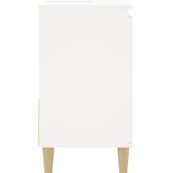 Meuble Wc|zmh Armoire de salle de bain blanc 65x33x60 cm bois d'ingénierie