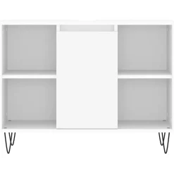 zmh Armoire de salle de bain blanc 80x33x60 cm bois d'ingénierie
