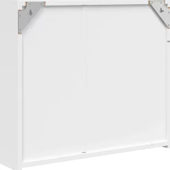 Meuble Wc|zmh Armoire de salle de bain à miroir avec LED blanc 60x13x52 cm