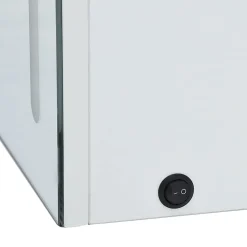 zmh Armoire de salle de bain à miroir LED 50x13x70 cm