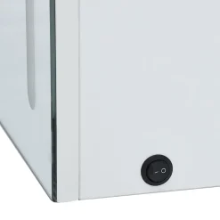 zmh Armoire de salle de bain à miroir LED 80x12,2x68 cm