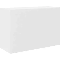 zmh Armoire murale de bain blanc 60x25x40 cm bois d'ingénierie