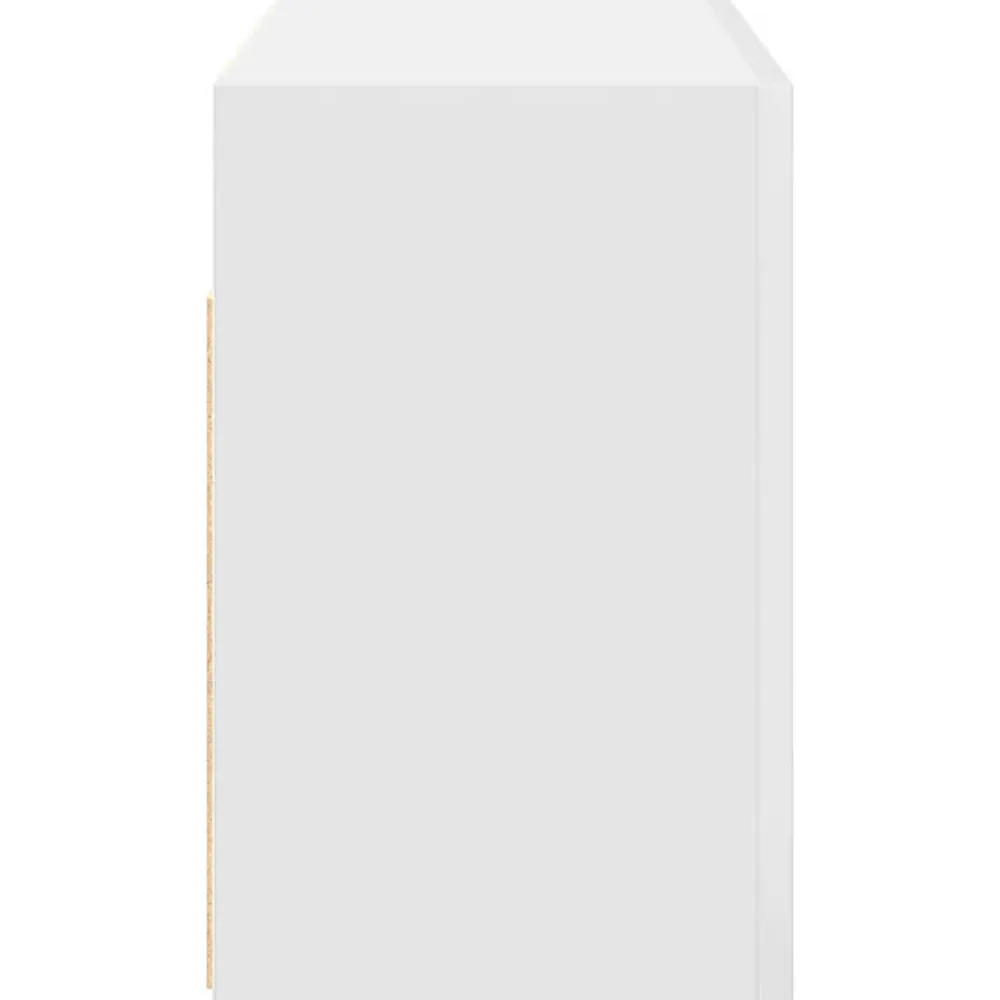 zmh Armoire murale de bain blanc 60x25x40 cm bois d'ingénierie