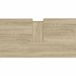 Meuble Wc|zmh Armoire salle de bain chêne sonoma 65x33x60 cm