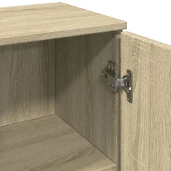 zmh Armoire salle de bain chêne sonoma 30x30x190 cm