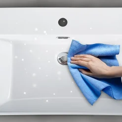 Plan Simple Vasque|zmh Lavabo Carré En Céramique à Poser 60x42x15cm Blanc
