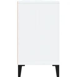 zmh Meuble d'évier blanc 80x33x60 cm bois d'ingénierie