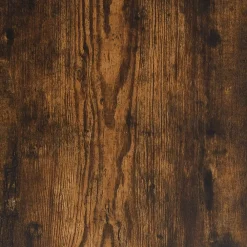 zmh Meuble d'évier chêne fumé 80x33x60 cm bois d'ingénierie